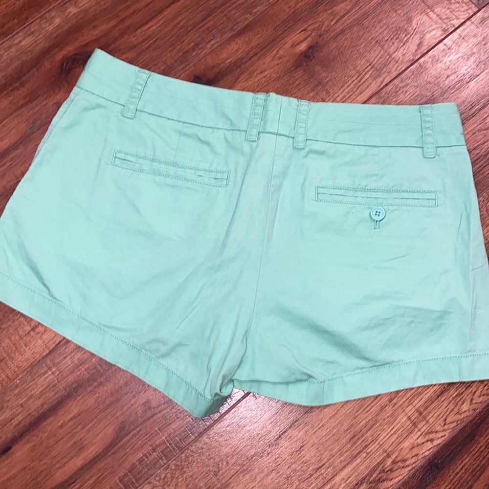 Size 8 J. Crew Light Green Broken in Chino 100% Cotton